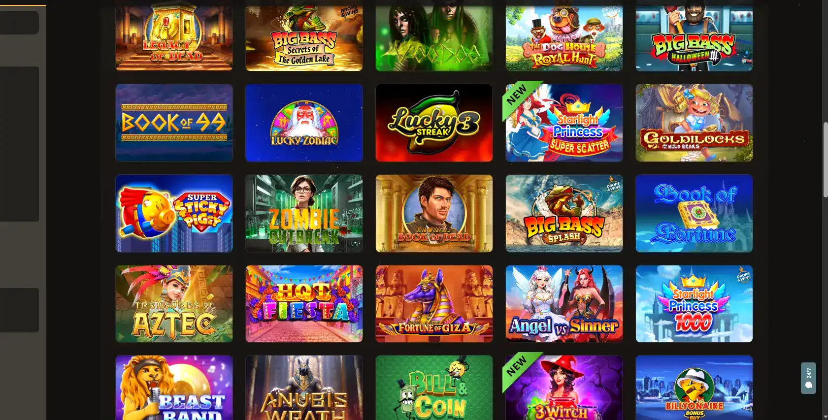 Слоты и live-дилеры Cabura casino